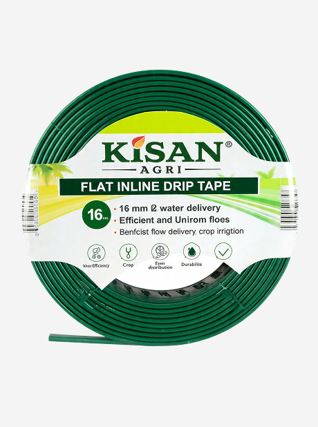 16 mm Kisan Agri Flat Inline Drip Tape